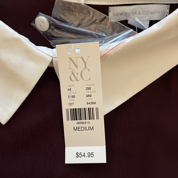 COPY - NY&Co: Collared sweater-M NWT - Picture 2 of 3
